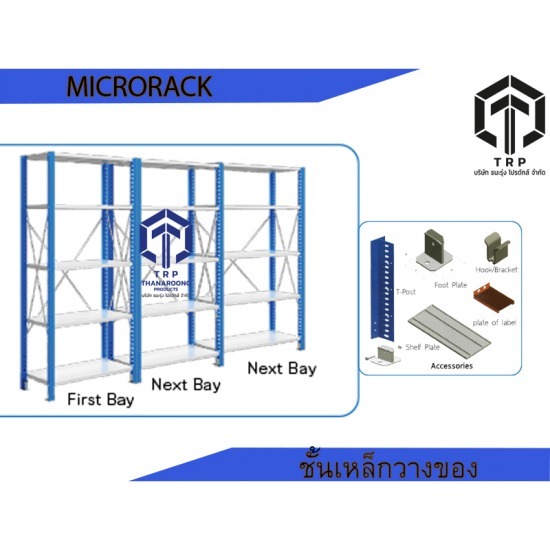 บริษัท ธนะรุ่ง โปรดักส์ จำกัด - microrackชั้นเหล็กวางของ